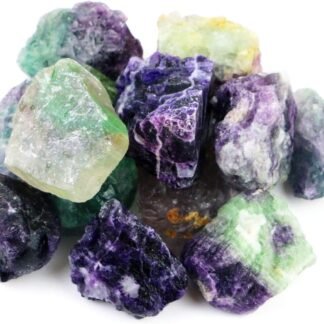 2lb/950g Rough Natural Fluorite Stone Raw Rainbow Fluorite Gemstone Crystal Rock for Cabbing,Tumbling,Cutting,Polishing,Lapidary,Healing Reiki,Jewelry Making and Home Decoration