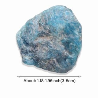 2PCS Natural Raw Stone Healing Crystals Bulk Healing Gemstones for Reiki Tumbling Fountain Rocks Meditation Garden Home Decor (Blue Apatite)