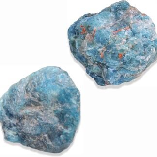 2PCS Natural Raw Stone Healing Crystals Bulk Healing Gemstones for Reiki Tumbling Fountain Rocks Meditation Garden Home Decor (Blue Apatite)