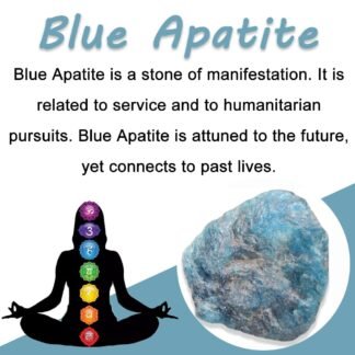 2PCS Natural Raw Stone Healing Crystals Bulk Healing Gemstones for Reiki Tumbling Fountain Rocks Meditation Garden Home Decor (Blue Apatite)