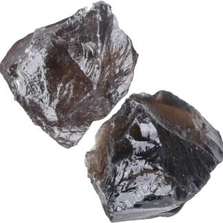 2Pcs Smoky Quartz 1.8-2.2" Large Natural Crystal Raw Healing Crystals Stones Rough Natural Smoky Quartz Crystal Rocks for Polishing Wrapping Wicca & Reiki Cabbing DIY Wire...