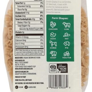 365 by Whole Foods Market, Pasta Farm Animals Tractors Gluten-Free Organic, 8.8 Ounce (Pack of 3)