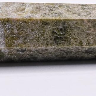 5.6" 255g Green Vesuvianite w/Calcite Inclusions Obelisk Polished Natural Sparkling Vasonite Gemstone Crystal Mineral Tower Specimen - India