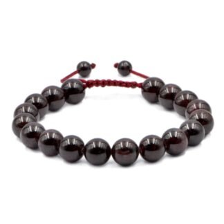 AD Beads Natural 10mm Gemstone Bracelets Healing Power Crystal Macrame Adjustable 7-9 Inch