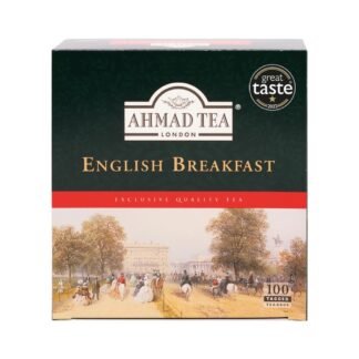 Ahmad Tea Black Tea, English Breakfast Teabags, 100 ct - Caffeinated and Sugar-Free