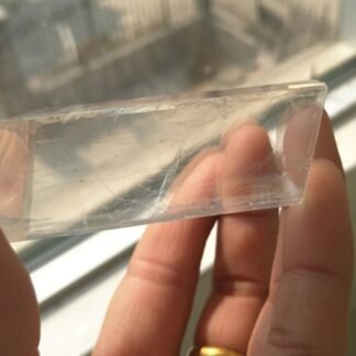 AITELEI 1Ib Natural White Calcite Crystal Optical Calcite Iceland Spar Mineral Healing Raw Stones Rough Rock Crystals for Tumbling,Cabbing