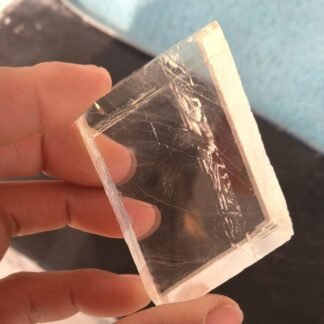 AITELEI 1Ib Natural White Calcite Crystal Optical Calcite Iceland Spar Mineral Healing Raw Stones Rough Rock Crystals for Tumbling,Cabbing