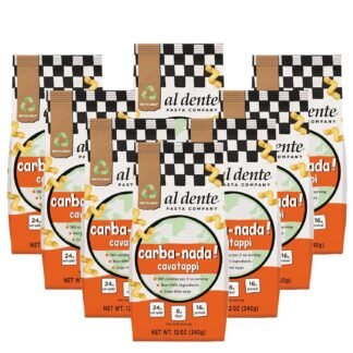 Al Dente Carba-Nada Cavatappi - Low Carb High Protein - Keto Point-Based Diet-Friendly Artisanal Pasta Noodles Cage-Free Eggs Non-GMO Ingredients 12oz Bags Pack of 8 - lunas-mystic-emporium.com Al Dente Carba-Nada Cavatappi - Low Carb, High Protein - Keto & Point-Based Diet-Friendly, Artisanal Pasta Noodles, Cage-Free Eggs & Non-GMO Ingredients. 12oz Bags (Pack of 8)