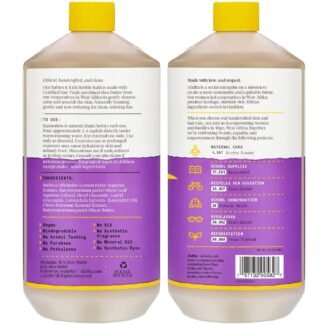 Alaffia Babies Kids Bubble Bath Lemon Lavender Pump Included Gentle Cleanser with Raw Shea Butter and Lemon Balm 32 Fl Oz - lunas-mystic-emporium.com Alaffia Babies & Kids Bubble Bath, Lemon Lavender, Pump Included – Gentle Cleanser with Raw Shea Butter and Lemon Balm, 32 Fl Oz