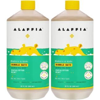 Alaffia Babies Kids Bubble Bath Lemon Lavender Pump Included Gentle Cleanser with Raw Shea Butter and Lemon Balm 32 Fl Oz - lunas-mystic-emporium.com Alaffia Babies & Kids Bubble Bath, Lemon Lavender, Pump Included – Gentle Cleanser with Raw Shea Butter and Lemon Balm, 32 Fl Oz