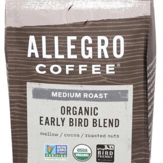 Allegro Coffee Organic Early Bird Blend Ground Coffee, 12 oz