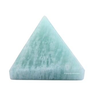 Amazing Gemstone Amazonite Pyramid Crystal Healing Stones - 1" Great Pyramid Figurine of Natural Stone Pyramid for Meditation, Reiki, Chakra Balancing and Crystal Pyramids Grid