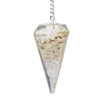 Amazing Gemstone Clear Quartz Orgone Crystal Pendulums for Divination and Dowsing Crystal Pendulum with True Pendulum Motion Spritual Crystal