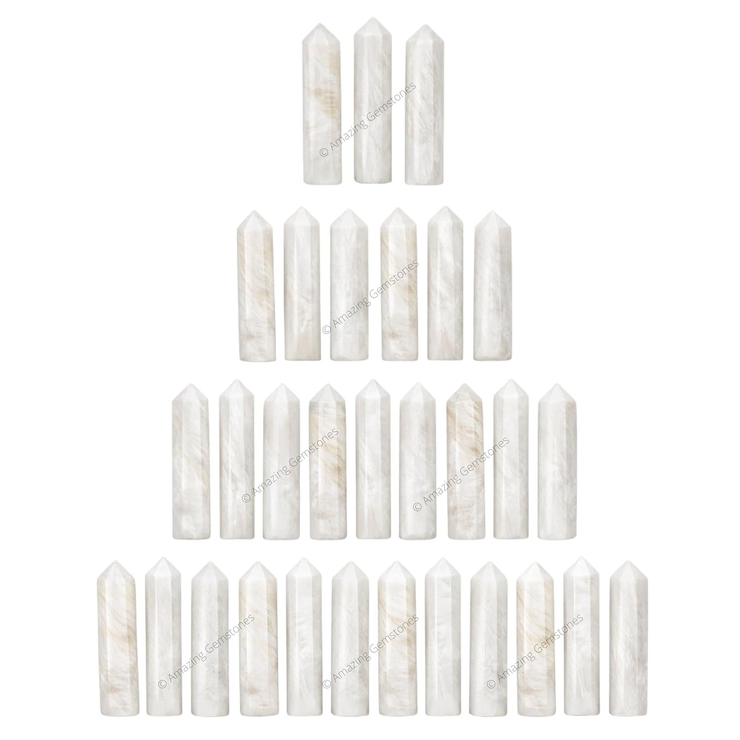 Amazing Gemstone Crystal Points Bulk Healing Crystals Stones - Premium Single Terminated Healing Wand Point Bulk Crystals for Crafts Crystal Grid DIY Work - lunas-mystic-emporium.com Amazing Gemstone Crystal Points Bulk Healing Crystals & Stones - Premium Single Terminated Healing Wand Point Bulk Crystals for Crafts, Crystal Grid, DIY Work