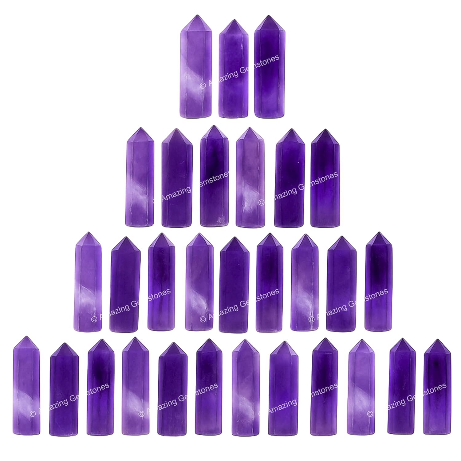 Amazing Gemstone Crystal Points Bulk Healing Crystals Stones - Premium Single Terminated Healing Wand Point Bulk Crystals for Crafts Crystal Grid DIY Work - lunas-mystic-emporium.com Amazing Gemstone Crystal Points Bulk Healing Crystals & Stones - Premium Single Terminated Healing Wand Point Bulk Crystals for Crafts, Crystal Grid, DIY Work