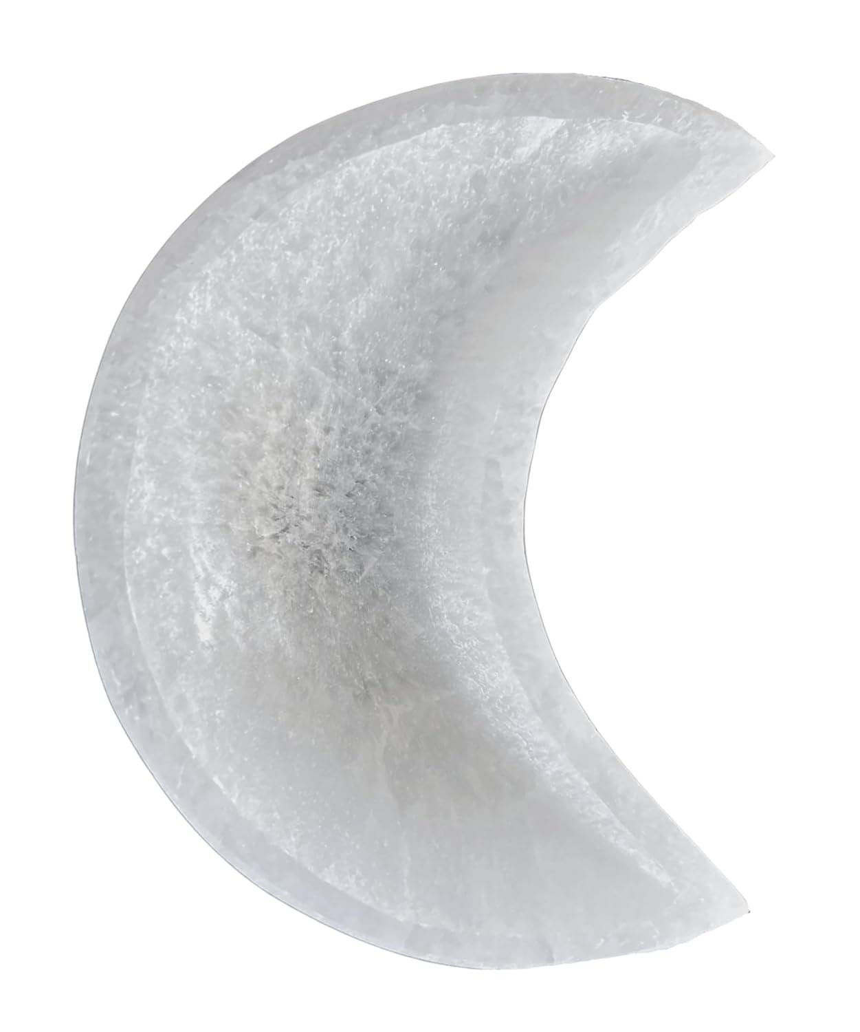 Amazing Gemstone Selenite Bowl - 3 Round Selenite Crystal Charging Plate - lunas-mystic-emporium.com Amazing Gemstone Selenite Bowl - 3" Round Selenite Crystal Charging Plate