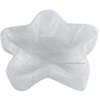 Amazing Gemstone Selenite Bowl - 3 Round Selenite Crystal Charging Plate - lunas-mystic-emporium.com Amazing Gemstone Selenite Bowl - 3" Round Selenite Crystal Charging Plate