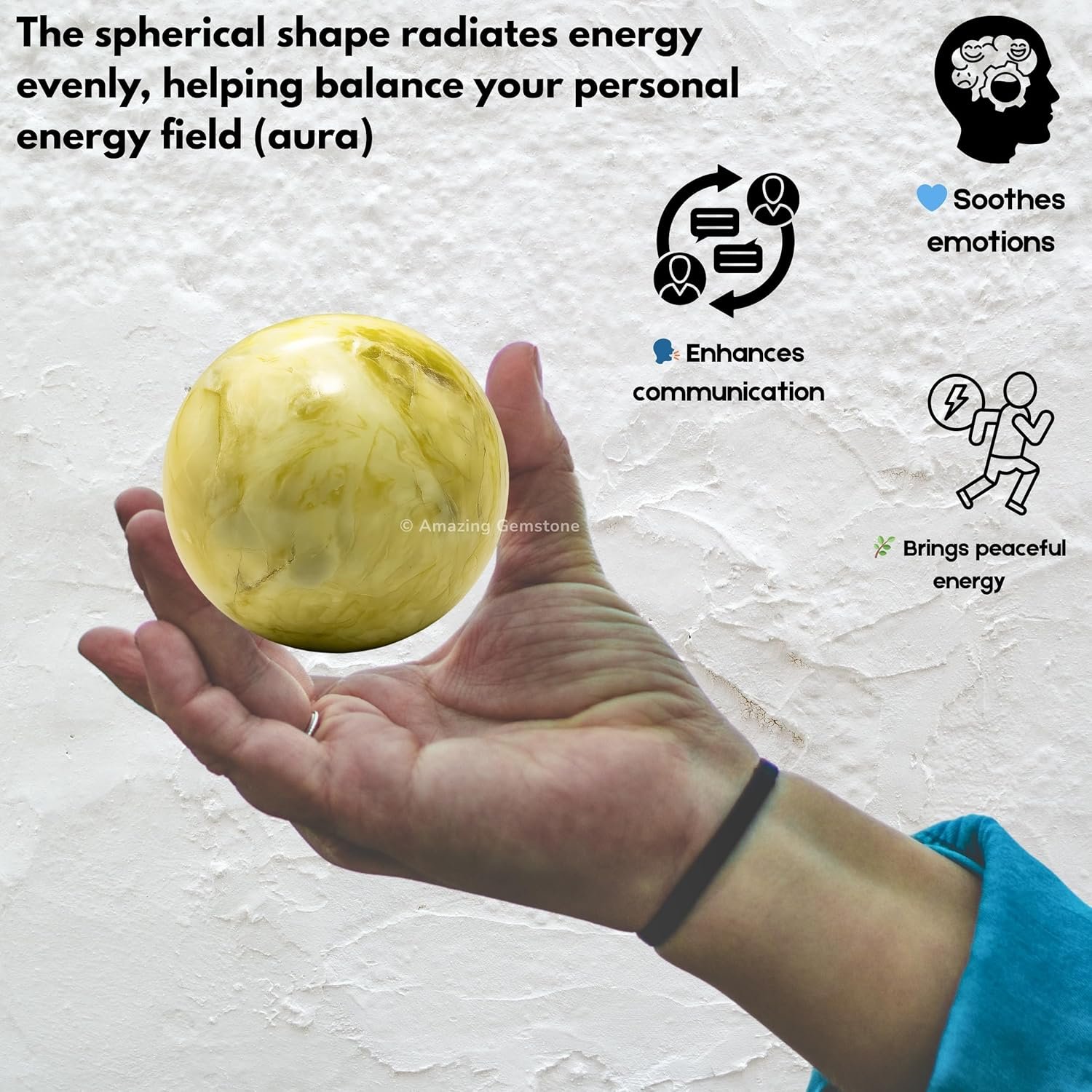 Amazing Gemstone Serpentine Crystal Ball with Stand - 2 Inches Crystal Sphere Meditation Balls for Witchcraft and Decorative Balls - lunas-mystic-emporium.com Amazing Gemstone Serpentine Crystal Ball with Stand - 2 Inches Crystal Sphere Meditation Balls for Witchcraft and Decorative Balls