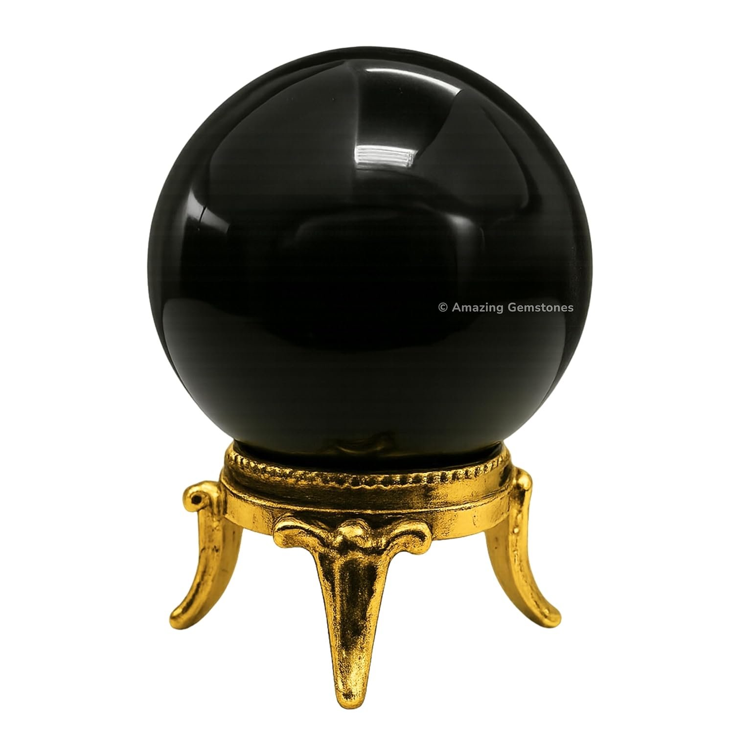 Amazing Gemstone Serpentine Crystal Ball with Stand - 2 Inches Crystal Sphere Meditation Balls for Witchcraft and Decorative Balls - lunas-mystic-emporium.com Amazing Gemstone Serpentine Crystal Ball with Stand - 2 Inches Crystal Sphere Meditation Balls for Witchcraft and Decorative Balls