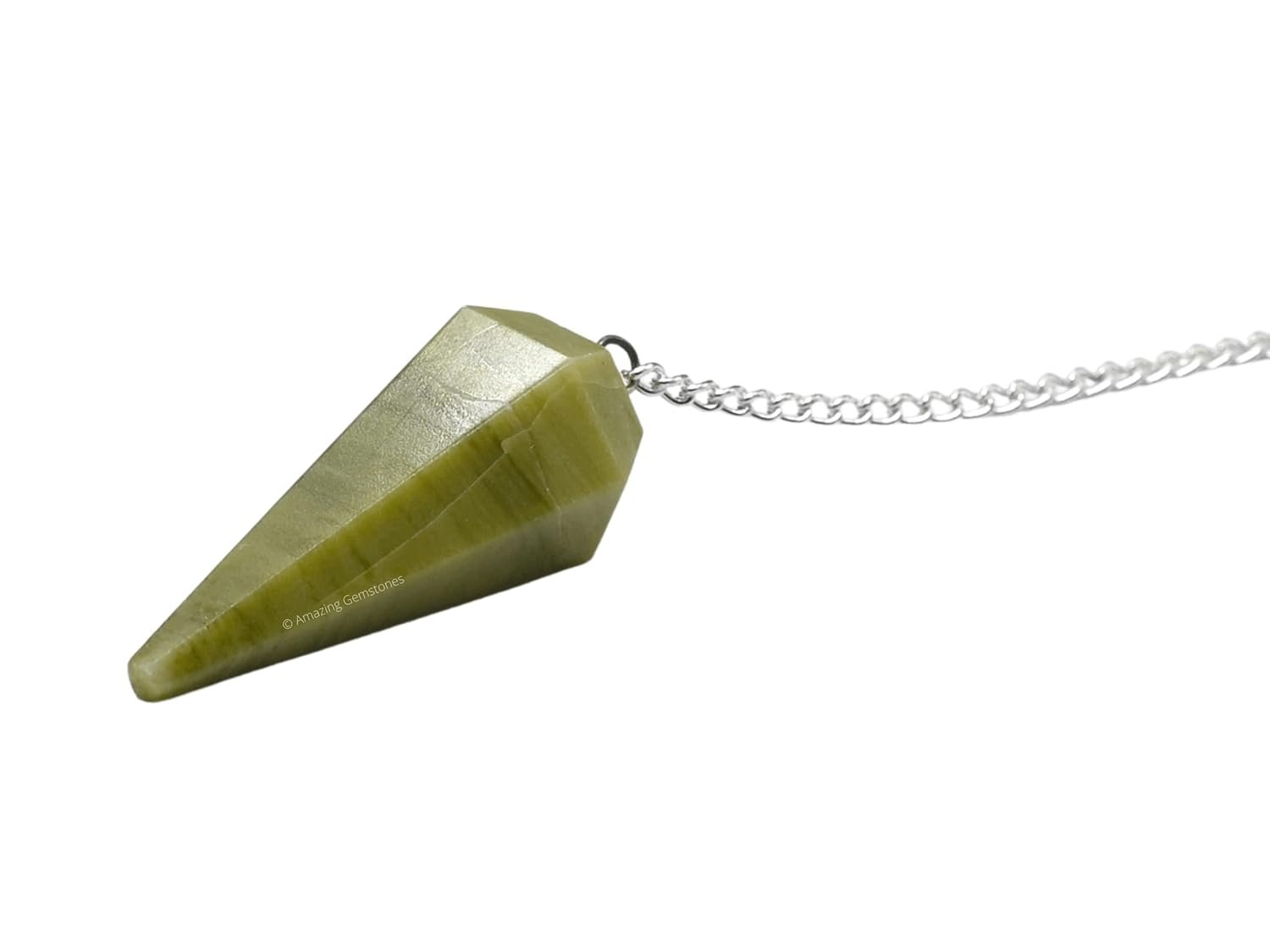 Amazing Gemstone Serpentine Crystal Pendulum for Divination - Certified Dowsing Crystals and Healing Stones for Chakra Balancing and Meditation - Enhance Reiki Spiritual Growth - lunas-mystic-emporium.com Amazing Gemstone Serpentine Crystal Pendulum for Divination - Certified Dowsing Crystals and Healing Stones for Chakra Balancing and Meditation - Enhance Reiki Spiritual Growth...