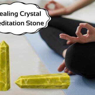 Amazing Gemstone Serpentine Crystal Towers - Natural Healing Crystal Point Obelisk for Reiki Healing and Crystal Grid (3" to 4" INCH)