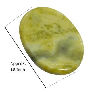 Amazing Gemstone Serpentine Worry Stone Crystals, Healing Stones