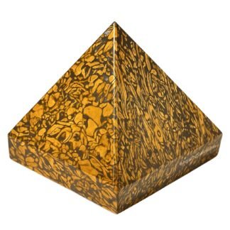 Amazing Gemstone Smoky Quartz Pyramid Crystal Healing Stones - 2" Great Pyramid Figurine of Natural Stone Pyramid for Meditation, Reiki, Chakra Balancing and Crystal Pyramids Grid