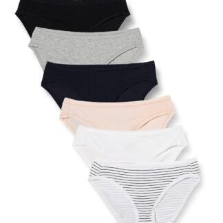 Amazon Essentials Womens Cotton Bikini Brief Underwear (Available in Plus Size)