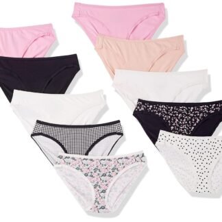Amazon Essentials Womens Cotton Bikini Brief Underwear (Available in Plus Size)