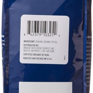 Amazon Fresh Organic Fair Trade Peru Ground Coffee, Medium Roast, 12 Ounce (Pack of 3)