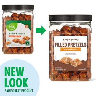 Amazon Grocery Peanut Butter Filled Pretzels 24 Oz Previously Amazon Fresh Packaging May Vary - lunas-mystic-emporium.com Amazon Grocery, Peanut Butter Filled Pretzels, 24 Oz (Previously Amazon Fresh, Packaging May Vary)
