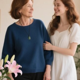 Anjiucc Natural Gemstone Crystal Pendant Necklace Stone Holder Necklace Cord Hand-Woven Necklace with Adjustable Length for Women Men