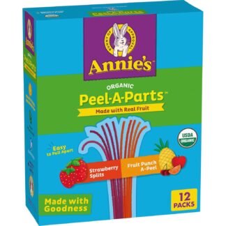 Annies Organic Fruit Peel-A-Parts Fruit Flavored Snacks Strawberry and Fruit Punch Gluten Free Vegan Variety Pack 12 Count 67 oz - lunas-mystic-emporium.com Annie's Organic Fruit Peel-A-Parts Fruit Flavored Snacks, Strawberry and Fruit Punch, Gluten Free, Vegan, Variety Pack, 12 Count, 6.7 oz