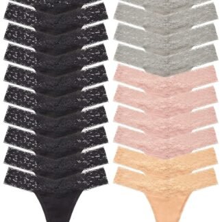 ANNYISON Womens Thongs T Back Low Waist See Through Panties Cotton Seamless Lace Thongs for Women - lunas-mystic-emporium.com ANNYISON Women's Thongs, T Back Low Waist See Through Panties Cotton Seamless Lace Thongs for Women