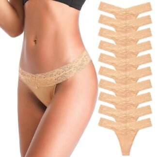 ANNYISON Womens Thongs T Back Low Waist See Through Panties Cotton Seamless Lace Thongs for Women - lunas-mystic-emporium.com ANNYISON Women's Thongs, T Back Low Waist See Through Panties Cotton Seamless Lace Thongs for Women