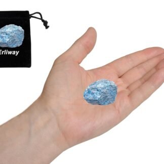 Apatite Raw Crystals, Large 1.25-2.0" Healing Crystals Natural Rough Stones Crystal for Tumbling, Cabbing, Fountain Rocks, Decoration, Polishing, Wire Wrapping, Wicca & Reiki