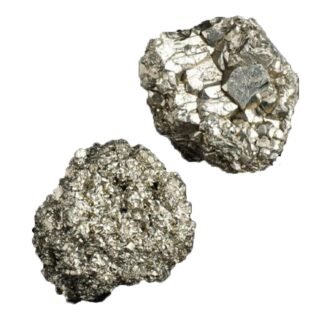 Apengshi Pyrite Raw Crystals 2PCS Natural Rough Rocks Healing Crystal and Stones DIY Raw Stones Meditation Fountain Garden Home Decor