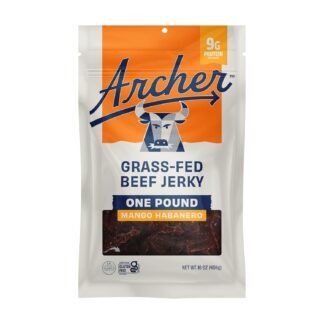 Archer Jerky Grass-Fed Beef Jerky - Beef Snack Pack Individual Bulk Protein Snack Pack Natural Ingredients Gluten Free Paleo - Mango Habanero 16 oz - lunas-mystic-emporium.com Archer Jerky Grass-Fed Beef Jerky - Beef Snack Pack, Individual Bulk Protein Snack Pack, Natural Ingredients, Gluten Free, Paleo - Mango Habanero, 16 oz