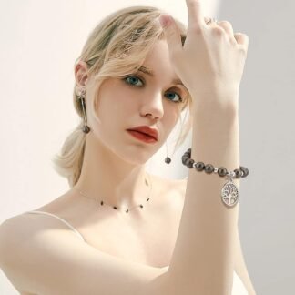 arricraft About 100 Pcs 8mm Natural Stone Beads, Natural Pyrite Round Beads Gemstone Loose Beads for Bracelet Necklace Jewelry Making (Hole: 1mm)