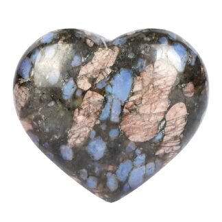 Artistone Crystals Heart 2Inch Moss Agate Heart Stones Healing Crystal Carved Palm Worry Stone Gemstone Chakra Reiki Balancing Meditation Massag Gift