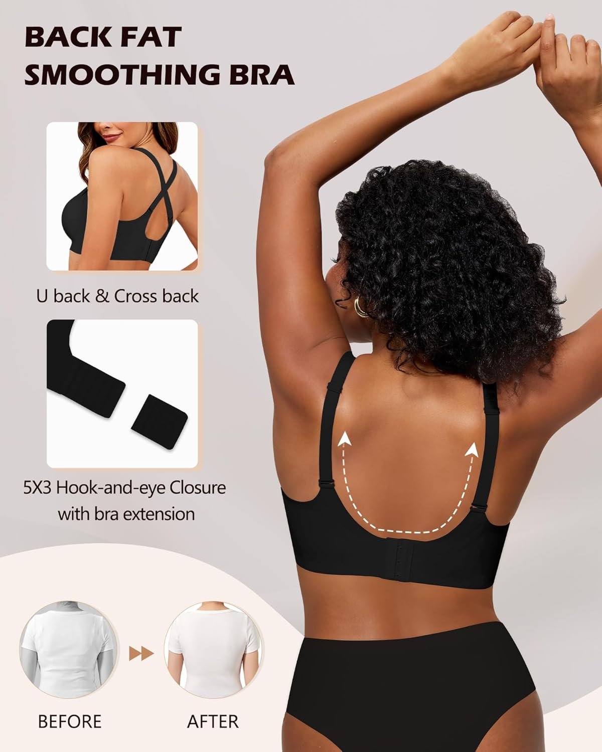 As Fairy Bras for Women Deep V Seamless Wireless Support Lift No Underwire Plunge Bralettes Full Coverage Push Up Bra - lunas-mystic-emporium.com As Fairy Bras for Women Deep V Seamless Wireless Support Lift No Underwire Plunge Bralettes Full Coverage Push Up Bra