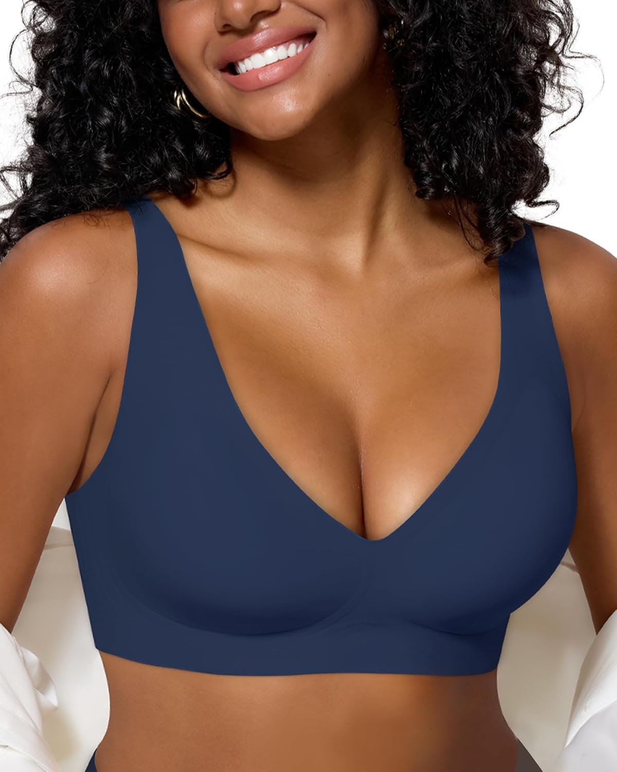 As Fairy Bras for Women Deep V Seamless Wireless Support Lift No Underwire Plunge Bralettes Full Coverage Push Up Bra - lunas-mystic-emporium.com As Fairy Bras for Women Deep V Seamless Wireless Support Lift No Underwire Plunge Bralettes Full Coverage Push Up Bra