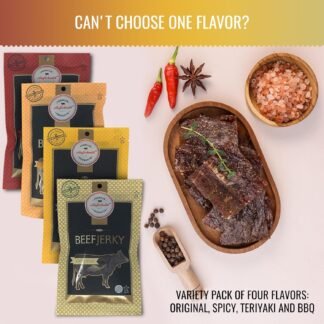 Aufschnitt Grass Fed Beef Jerky - Low Sodium Certified Kosher - Made in USA - Keto Friendly - 5 Pack Variety Pack - lunas-mystic-emporium.com Aufschnitt Grass Fed Beef Jerky - Low Sodium, Certified Kosher - Made in USA - Keto Friendly - 5 Pack, Variety Pack