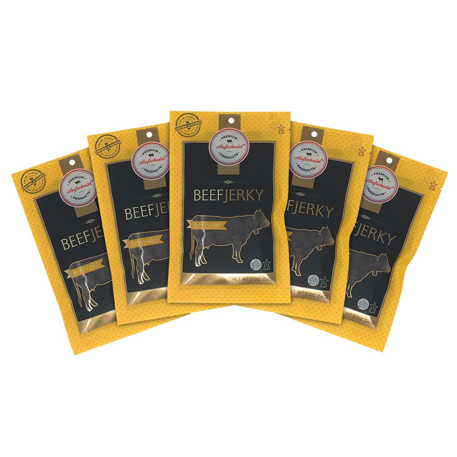 Aufschnitt Grass Fed Beef Jerky - Low Sodium Certified Kosher - Made in USA - Keto Friendly - 5 Pack Variety Pack - lunas-mystic-emporium.com Aufschnitt Grass Fed Beef Jerky - Low Sodium, Certified Kosher - Made in USA - Keto Friendly - 5 Pack, Variety Pack
