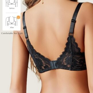 Avidlove Lace Bras for Women Bralettes with Underwire Full Coverage Sexy Bra Everyday Lingerie NO Padded