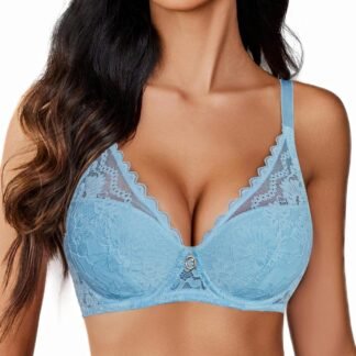 Avidlove Lace Bras for Women Bralettes with Underwire Full Coverage Sexy Bra Everyday Lingerie NO Padded
