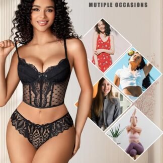 Avidlove Panties for Women Lace Thongs Cross Back Tanga Sexy Cheeky Low Waist Bikinis Underwear