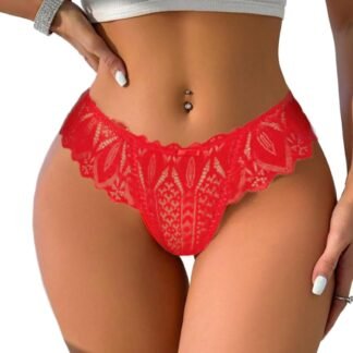 Avidlove Panties for Women Lace Thongs Cross Back Tanga Sexy Cheeky Low Waist Bikinis Underwear