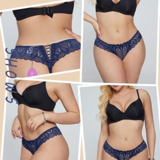 Avidlove Panties for Women Lace Thongs Cross Back Tanga Sexy Cheeky Low Waist Bikinis Underwear