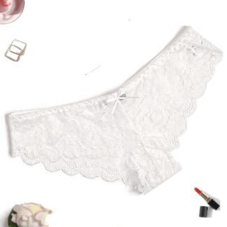 Avidlove Women Floral Lace Panties Sexy Hipster Underwear Cheeky Bikini Panties V-Shape Waistband Tangas